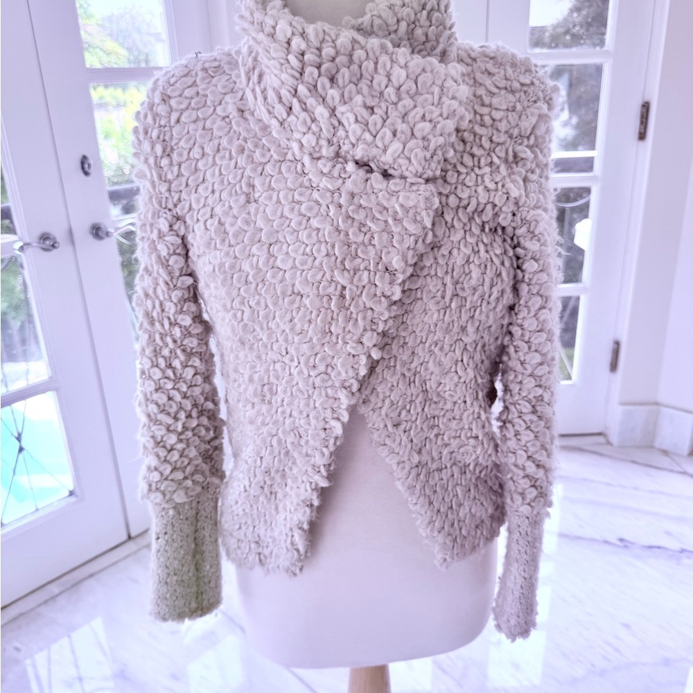Cozy Cream Textured Women's Sweater